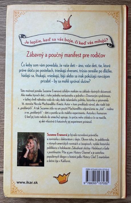 Kniha machiavelli radí mamám suzanne evansová, 