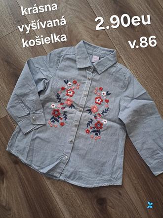 Kráana vyšívaná košielka, 86