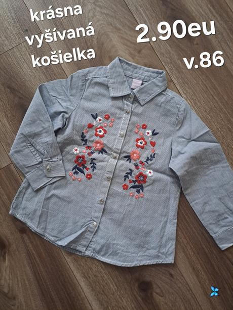 Kráana vyšívaná košielka, 86