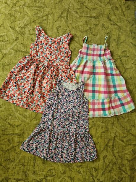 Letne saty 122/128, h&m,128