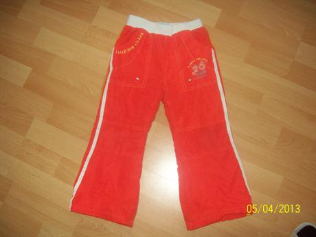 Vyteplené tepláky,aj ako nohavice, 110