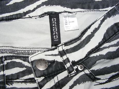 Slim nohavice - rifle h&m - xs/s, h&m,xs