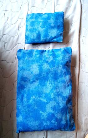 Perina a vankúš bábika plyšák barbie posteľ, 