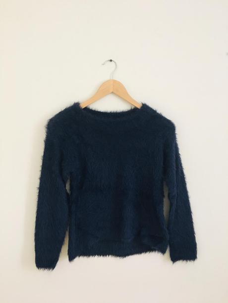 Chlpatý sveter, h&m,146