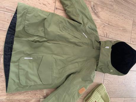 Reima veľmi teplá perová bunda, parka a čiapka 104, reima,104