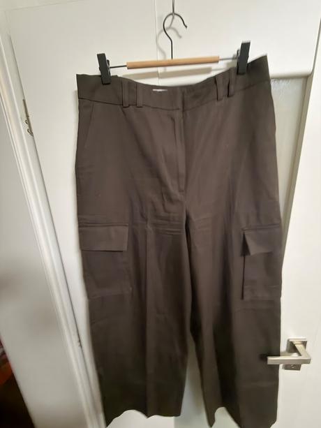 Široké čoko nohavice, reserved,l