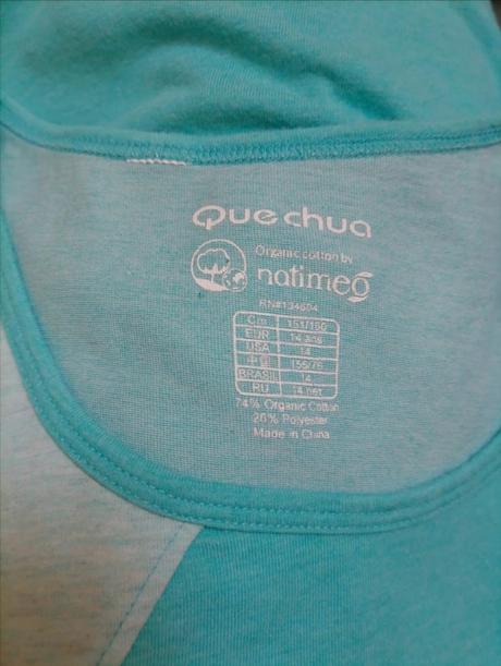 Modré tričko quechua, quechua,158