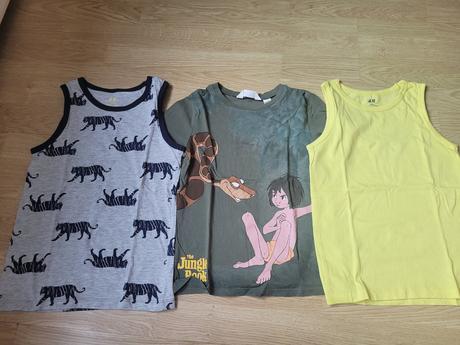 Tričká, košeľa a pyžamo - cena spolu za všetky, h&m,122
