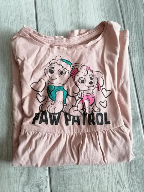 Šatky s dlhým rukávom - 98/104 paw patrol, 98