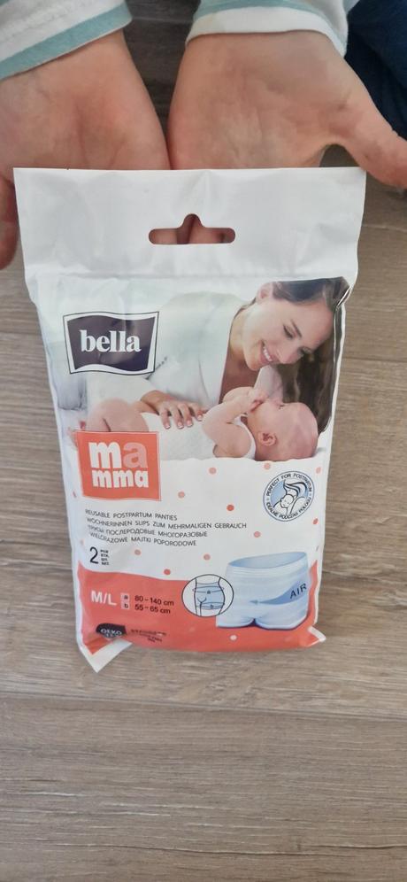 2 ks priedušné popôrodné nohavičky na viac použití, 