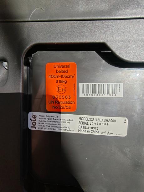 Autosedačka joie steadi r129, joie