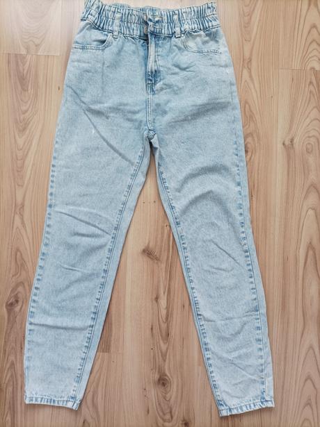 Rifle s vysokým pásom, denim,36