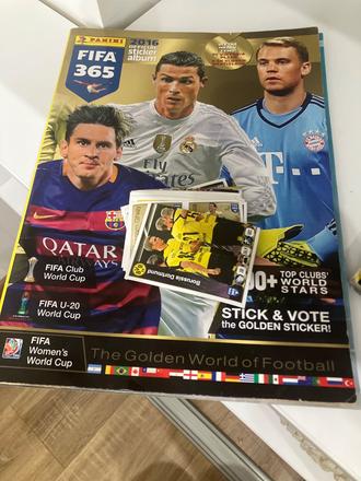Fifa 365 2016 album a nahradne nalepky, 