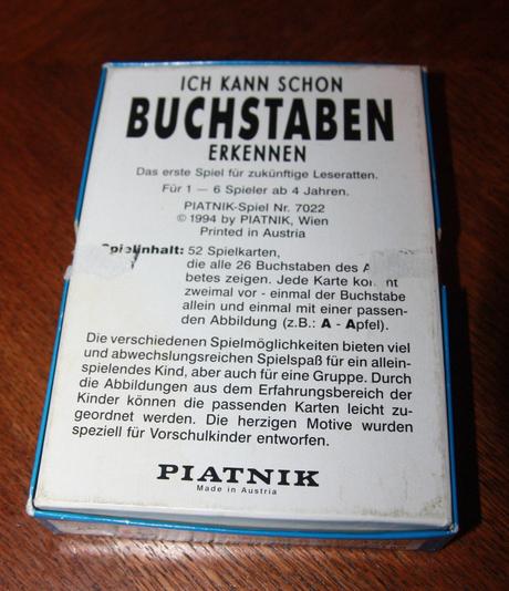 Hra ich kann schon buchstaben - od 4 rokov,