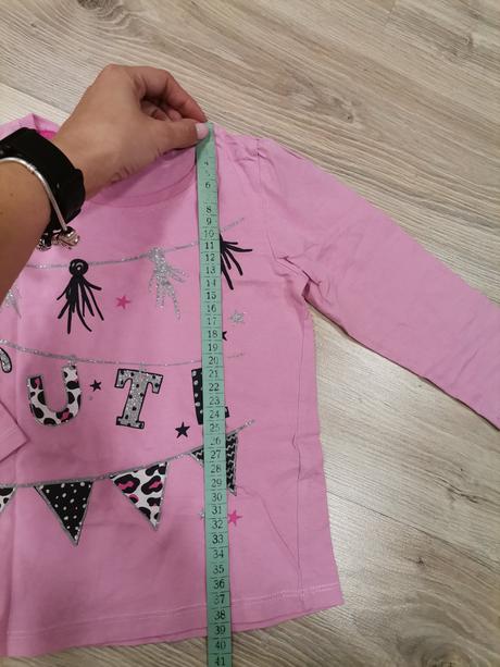 Dievčenské ruzove tričká s dlhým rukávom - 2 kusy, pepco,98