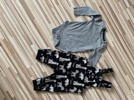 Novy, nenoseny cierno-biely set zn. f&f - vel. 74, f&f,74