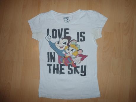 Biele tricko mighty mouse, s