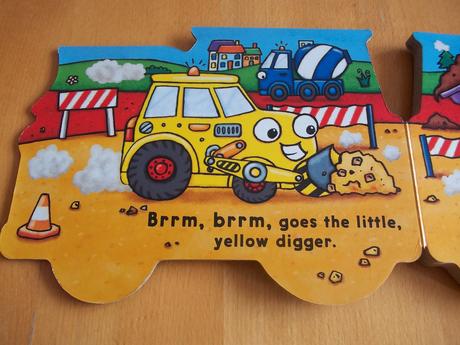 Anglická knižka pre deti - digger,