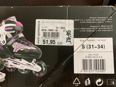 Korčule 2v1 veľkosť 31-34, sulov,31