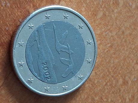 1 euro minca fínsko 2002,