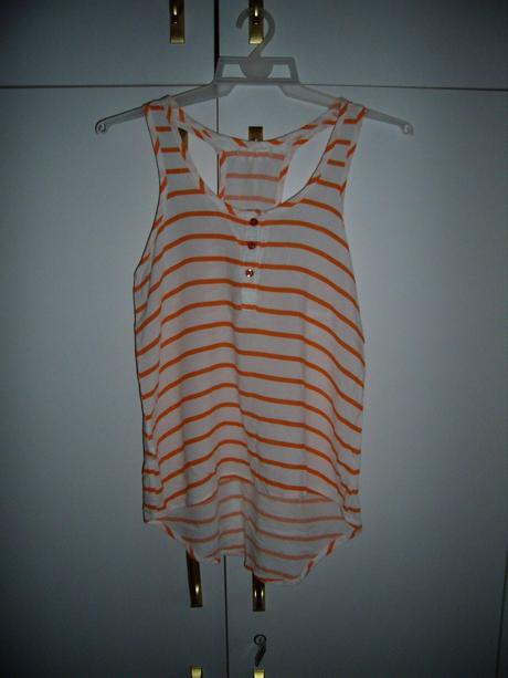 Tielko bielo oranžové, m