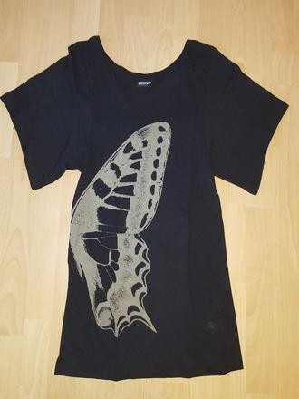 Cierne tricko s motylom, 38