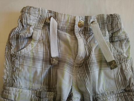 Chlapčenské kárované trištvťáky, palomino, 86-92, palomino,92