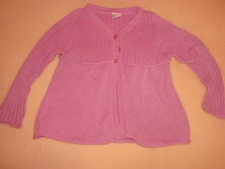 Ružový svetrík, rastie s vami, 92