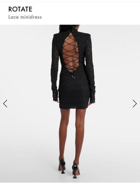 Čipkované šaty rotate, xs