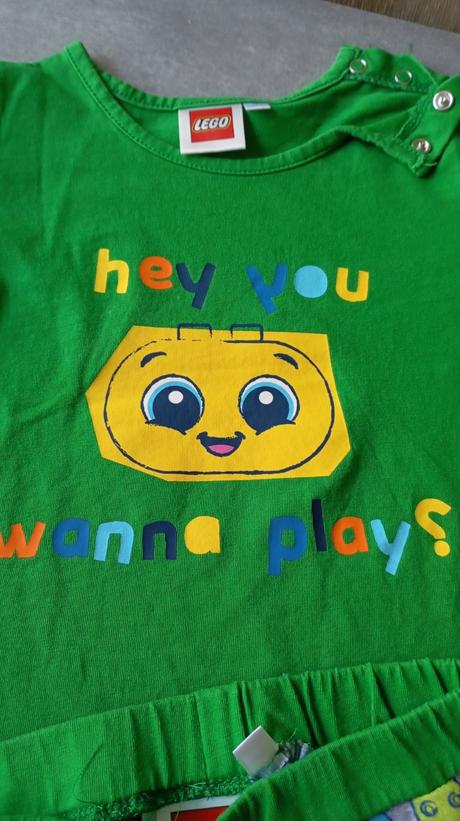 Pyžamo dvojdielne, lego,92