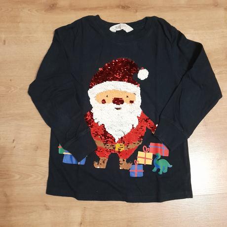 Vianočné tričko, h&m,110