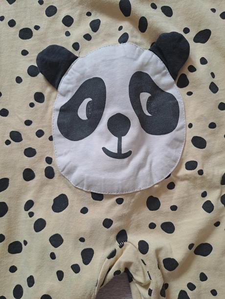 Lindex pyzamo / overal na spanie vydra / panda 92, lindex,92