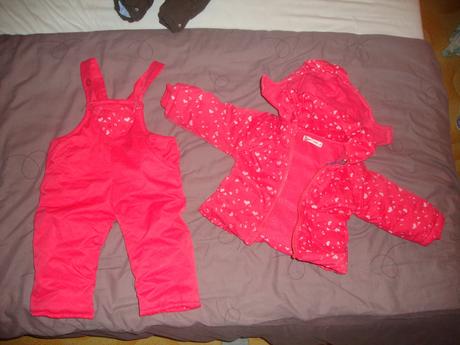 Zimná súprava/komplet na sánkovačku+ čiapočka, 86