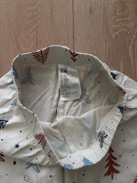 Pyžamo vianočné h&m 134/140, h&m,134