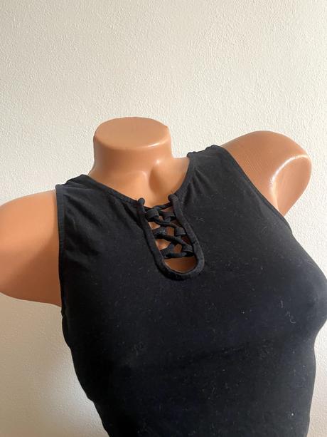 Čierny body top, xs, xs
