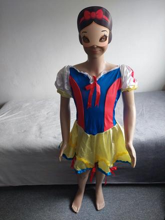 Snehulienka karnevalový komplet kostým veľ.s,