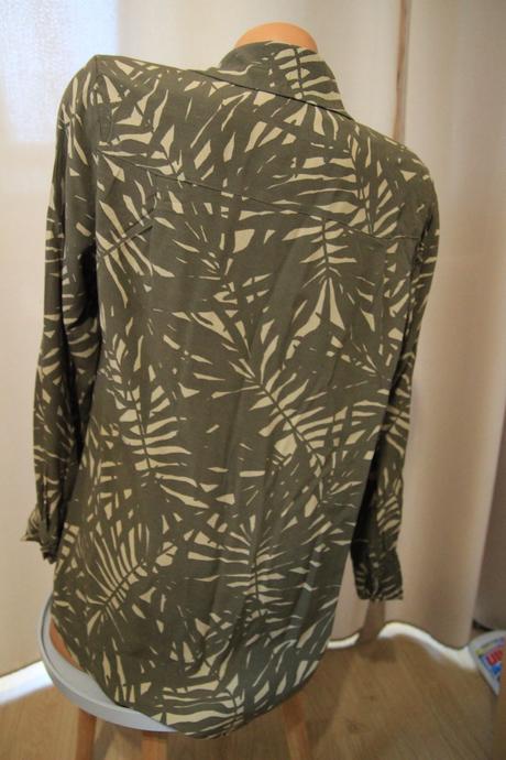 Vzorovaná viskózová košeľa, l/xl, l