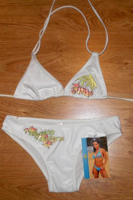 Dámske dvojdielne plavky palermo s fodričkami, l / m / s / xs