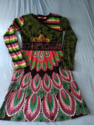 Jesenné šaty do školy, desigual,146