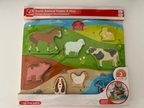 Hape vkladacie puzzle zvieratka,