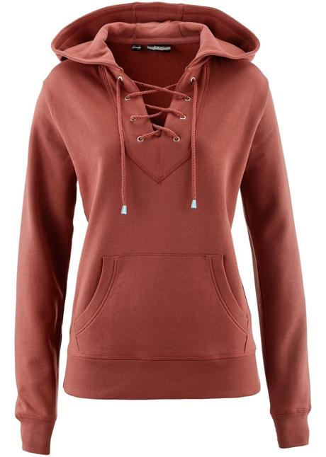 Mikina tehlovej farby bonprix, bonprix,34