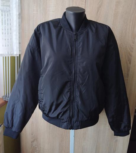 Čierna prechodná bomber bunda, sinsay,m