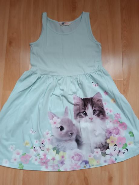 Letné šaty 4ks, h&m,122