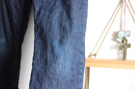 Zateplene fleecom jeansy od 150 cm, gap,152