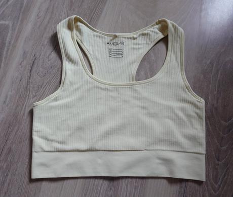 Vrúbkovaný top h&m move, h&m,l