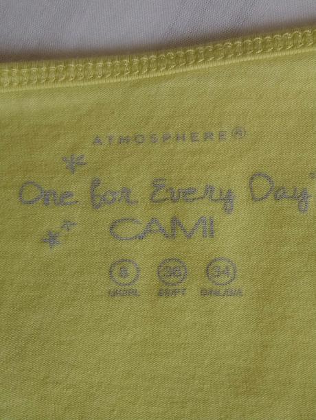 Dámsky žltý elastický top, atmosphere, atmosphere,xs