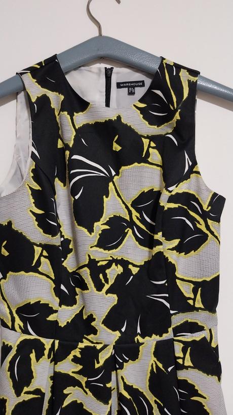 Šaty so skladanou sukňou, warehouse,xs