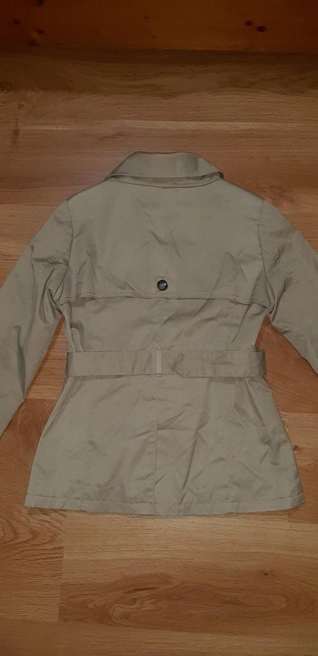 Prechodný krémový kabát h&m, h&m,s