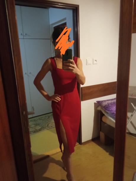 Bordové šaty, s / xs