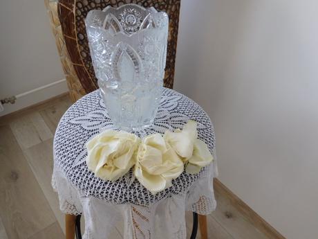 Kryštálová váza širšia, 